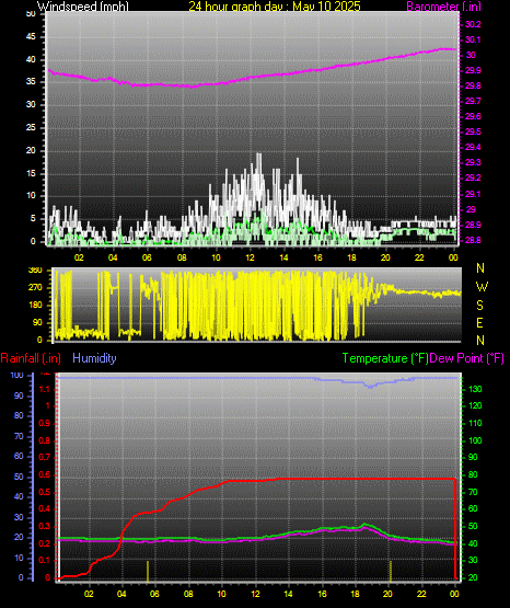 24 Hour Graph for Day 10