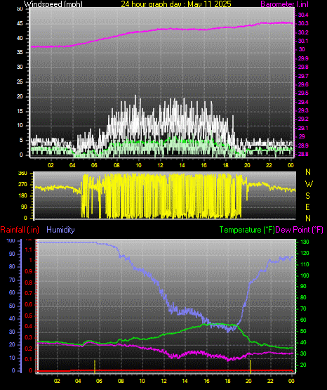 24 Hour Graph for Day 11
